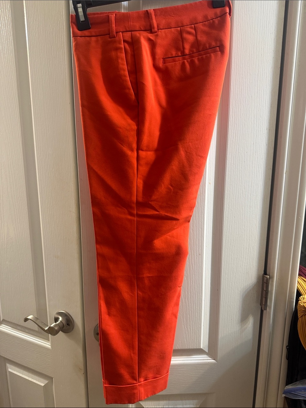 Men's Slim Fit Orange Dress Pants
